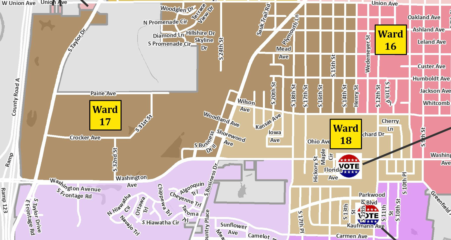 City of Sheboygan Alderperson District Nine/9 Map